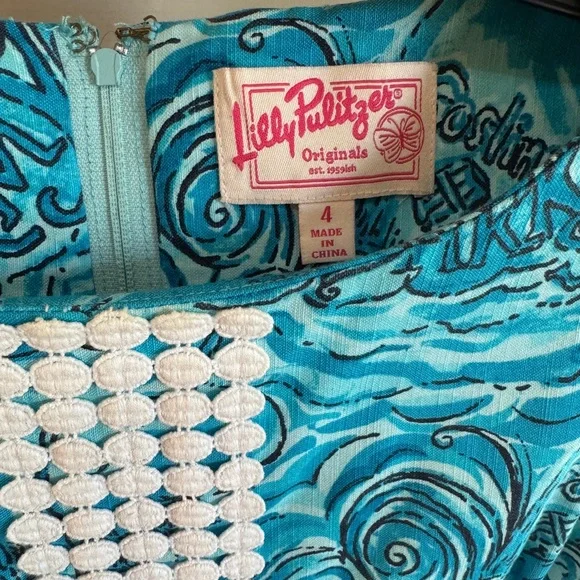 Lilly Pulitzer Original Dark n stormy shift - Picture 3 of 4